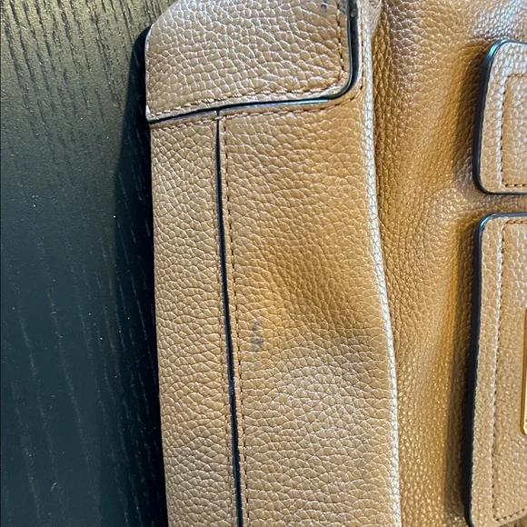 Michael Kors Tan Leather Handbag Crossbody - Picture 7 of 12